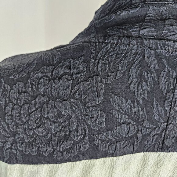 Citron Santa Monica Silk Multicolor Floral Kimono Jacket Large Boho - Picture 7 of 12